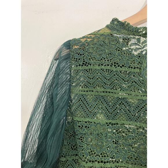 Fairy Grunge Whimsigoth Goblincore Victorian Edwardian Romantic Top M Ethereal - Picture 10 of 14